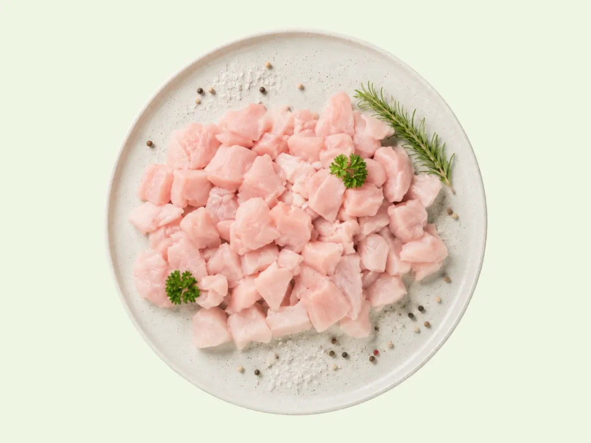 Free Range Diced Chicken Breast