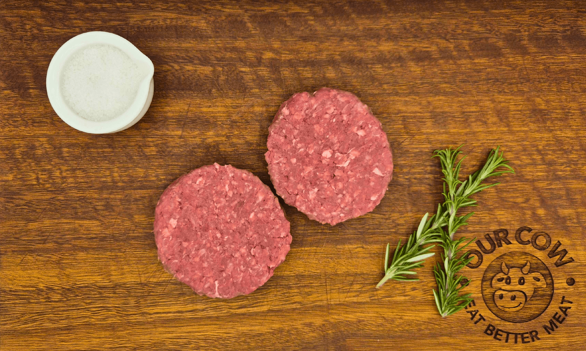 2 Grass Fed Beef Paleo Burger Patties