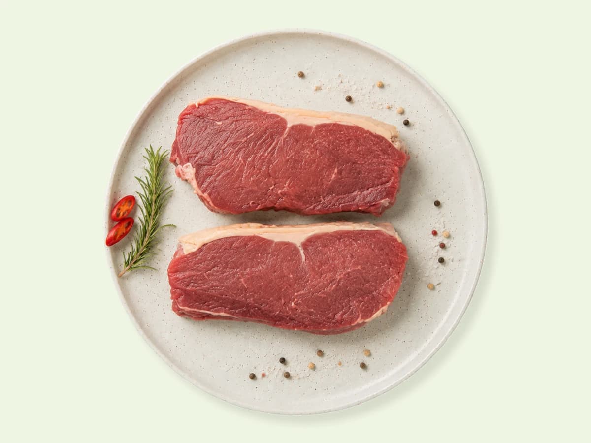 2 Grass Fed Sirloin Steaks