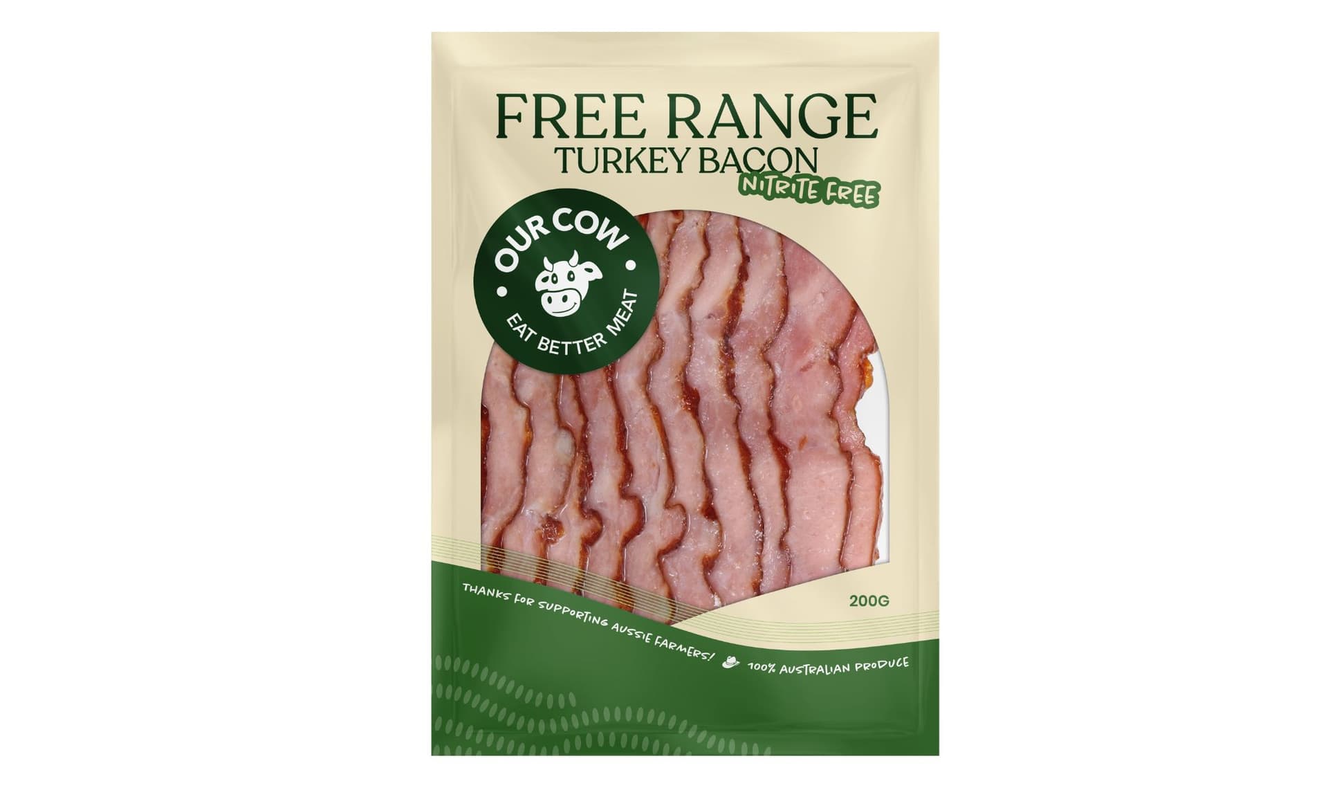 Nitrite Free, Free Range Turkey Bacon
