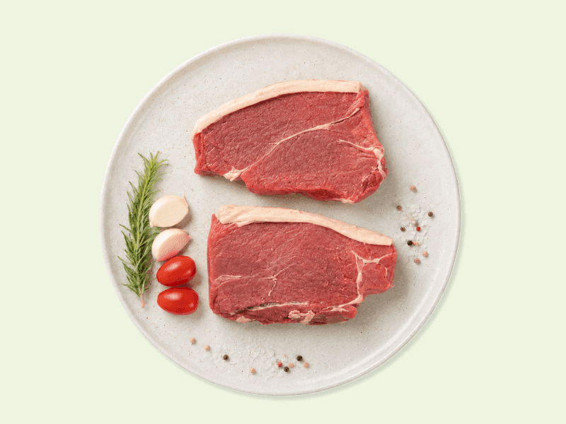2 Grass Fed Rump Steaks