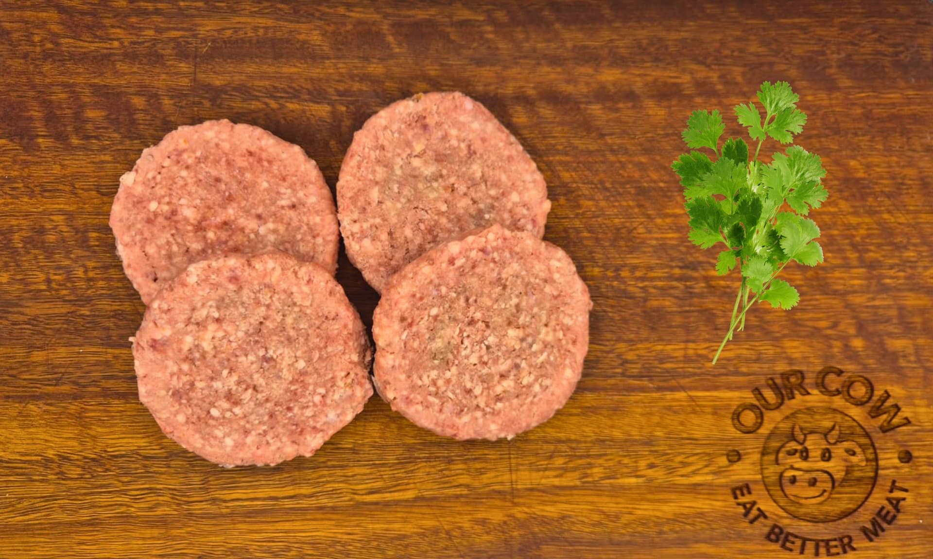 Grass Fed Chuck & Brisket Burger Patties