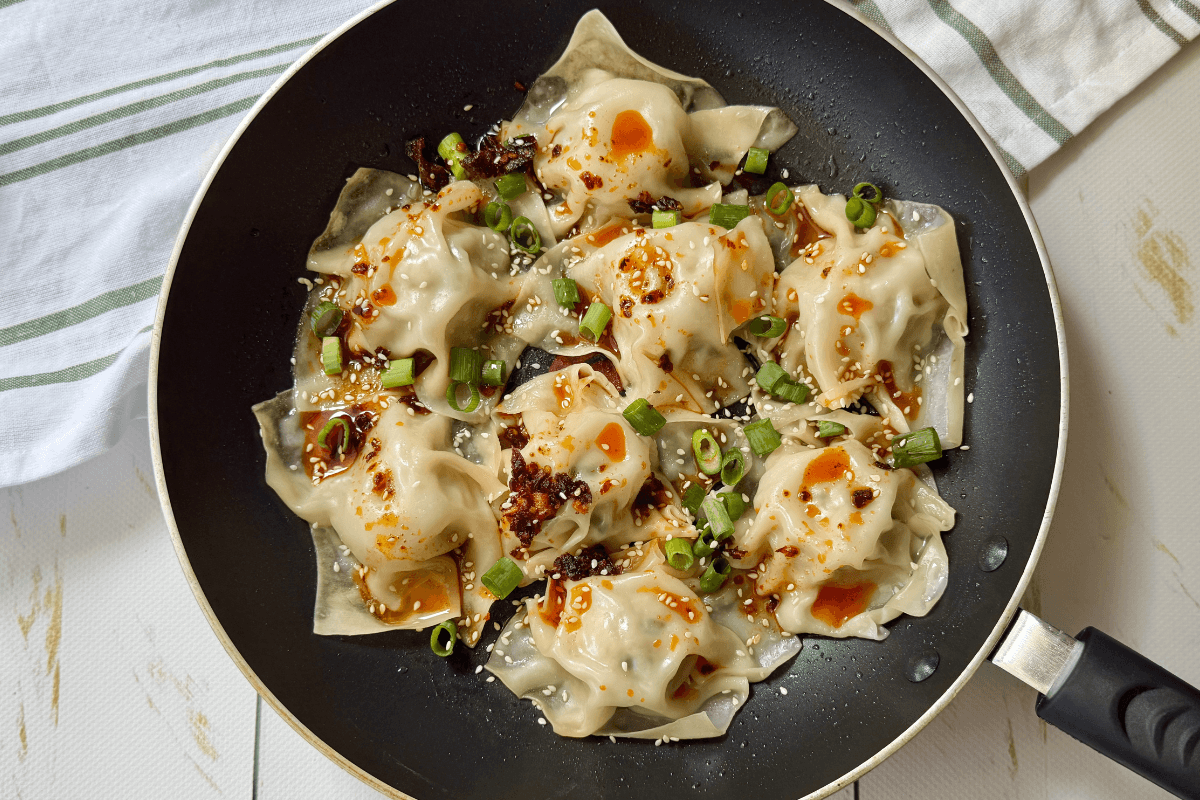 One Pan Dumplings