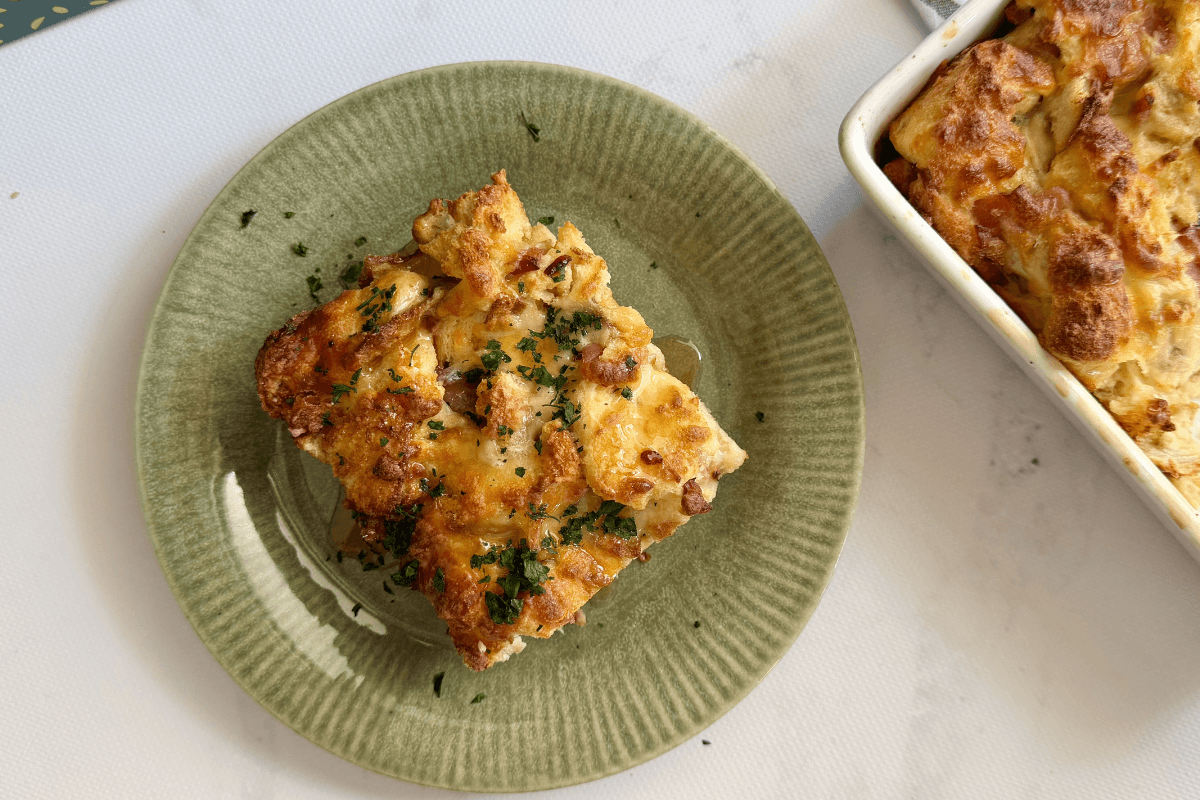 Bacon and Cheese Breakfast Casserole