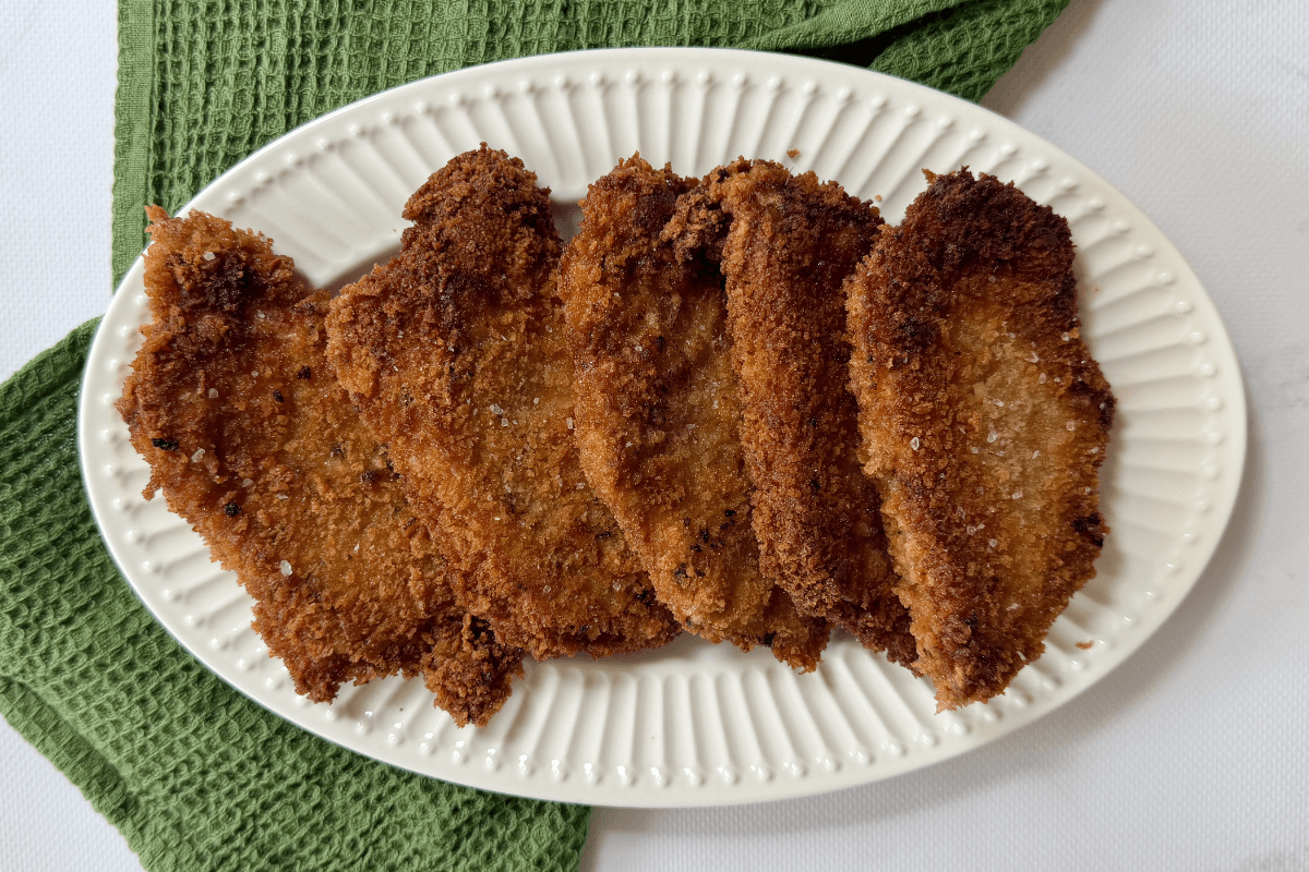 Homemade Pork Schnitzels