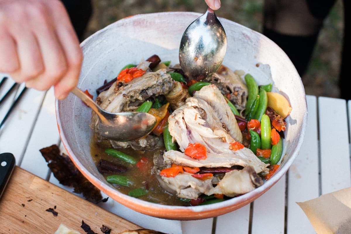Chef Jason Robert's Hot Pot Chicken