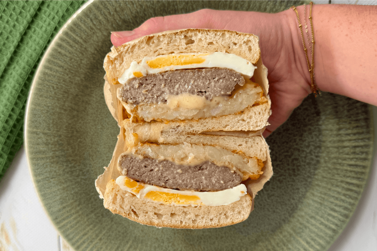 Beef Sausage and Egg McMuffins