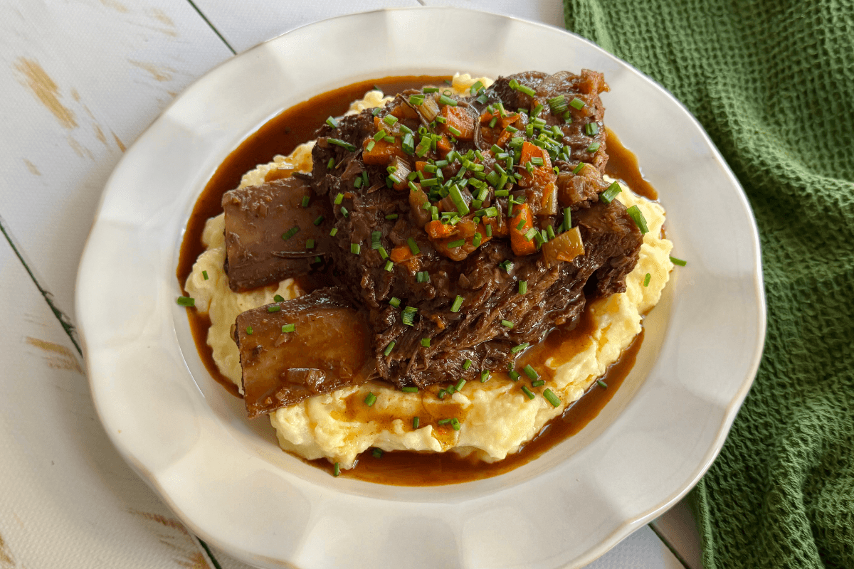 Beef Short Ribs with Creamy Mashed Potato